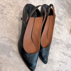 Vetements sling back kitten heel